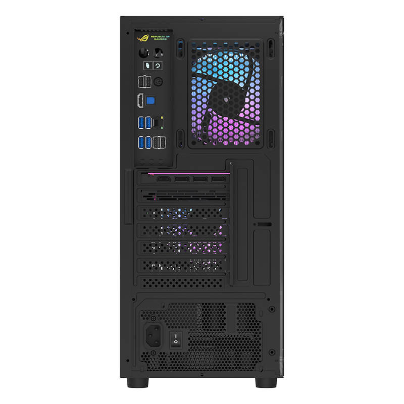Carcasă pentru computer Darkflash A290 (negru) + 3 ventilatoare [6]