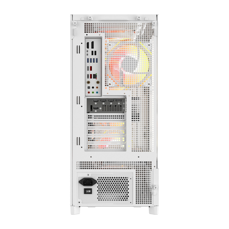 Carcasă pentru computer DarkFlash AIRNOVA (albă) + 3 ventilatoare [7]