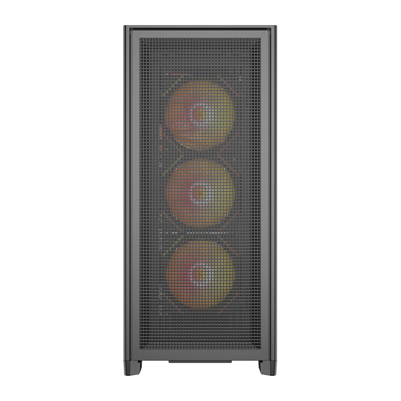 Carcasă pentru computer DarkFlash AIRNOVA (negru) + 3 ventilatoare [5]
