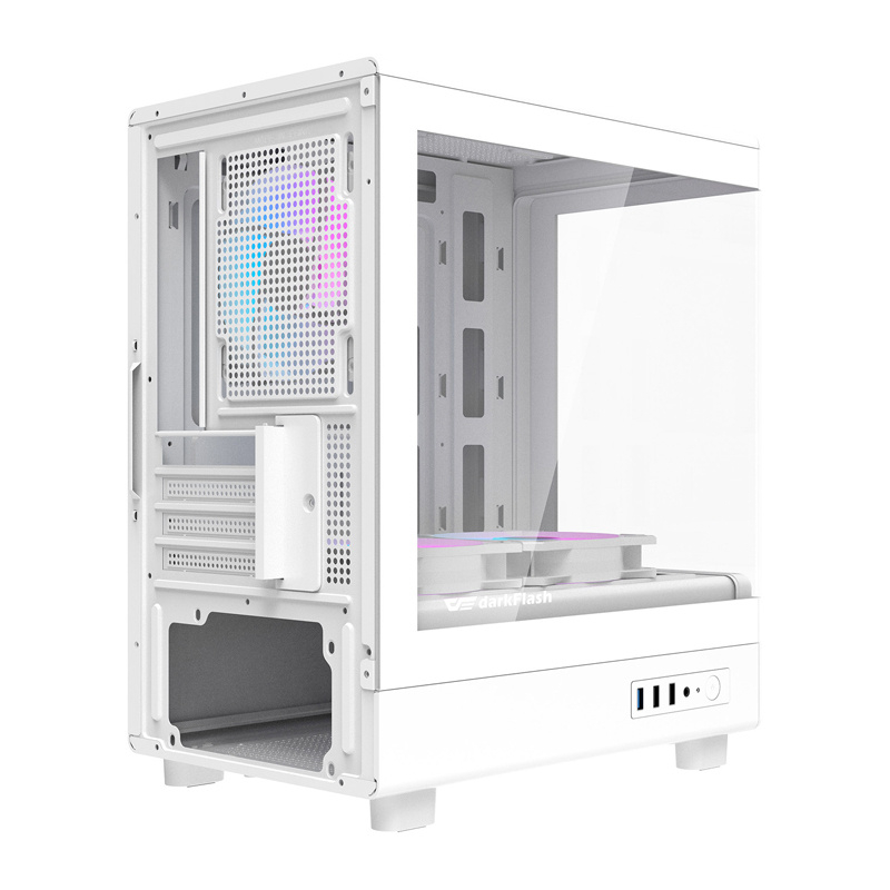 Carcasă pentru computer Darkflash DB330M + 3 ventilatoare (alb) [9]