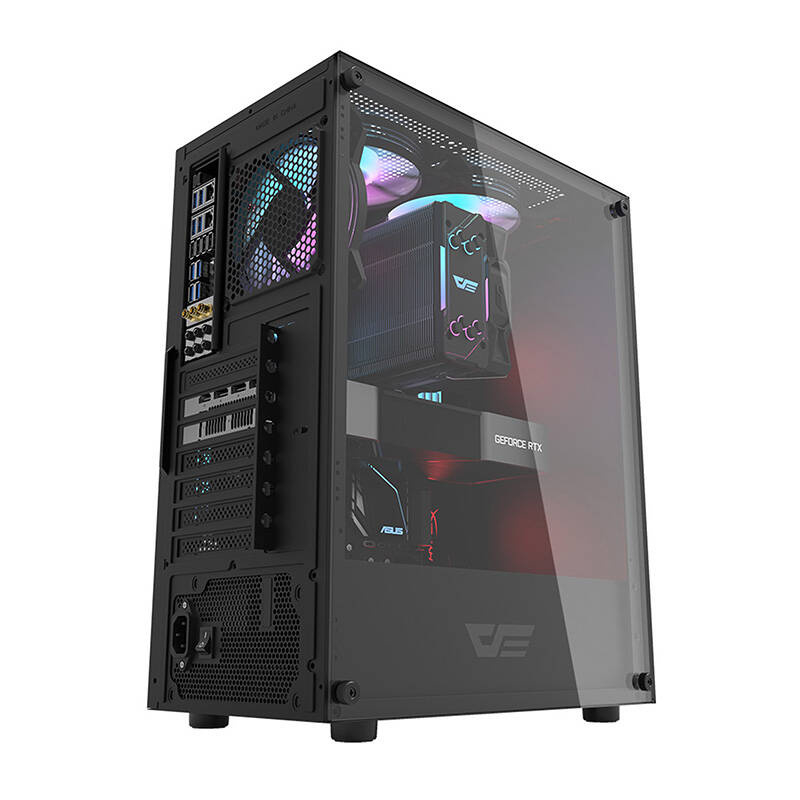 Carcasă pentru computer Darkflash DK100 (negru) [2]