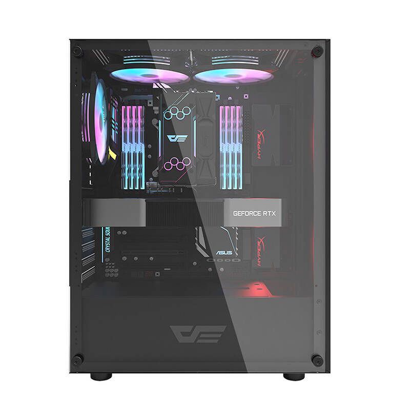 Carcasă pentru computer Darkflash DK100 (negru) [4]