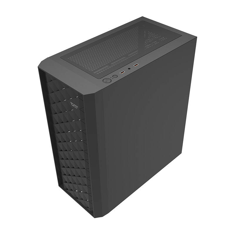 Carcasă pentru computer Darkflash DK351 (negru) + 4 ventilatoare RGB [9]