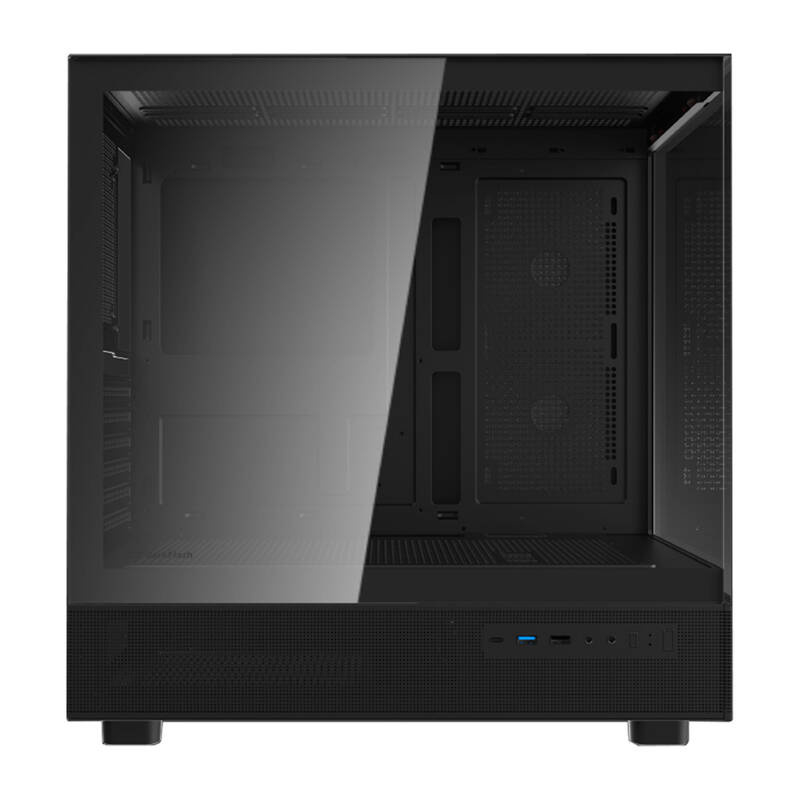 Carcasă pentru computer Darkflash DPX90 (negru) + 3 ventilatoare [3]