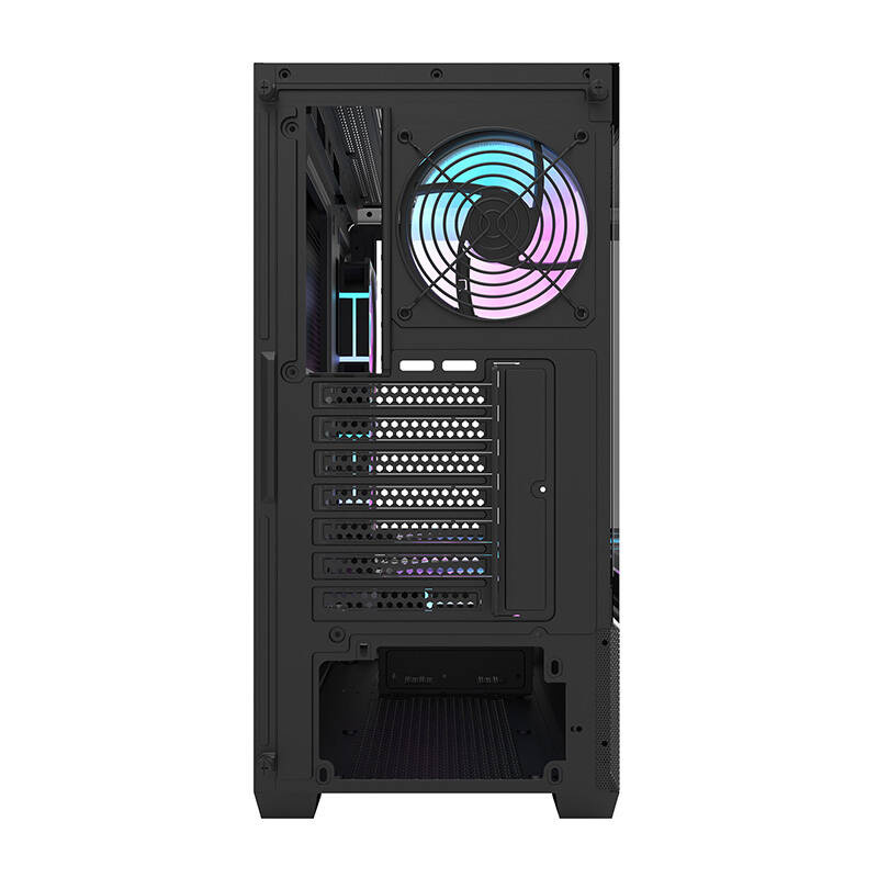 Carcasă pentru computer Darkflash DS900 AIR (negru) + 6 ventilatoare ARGB [5]