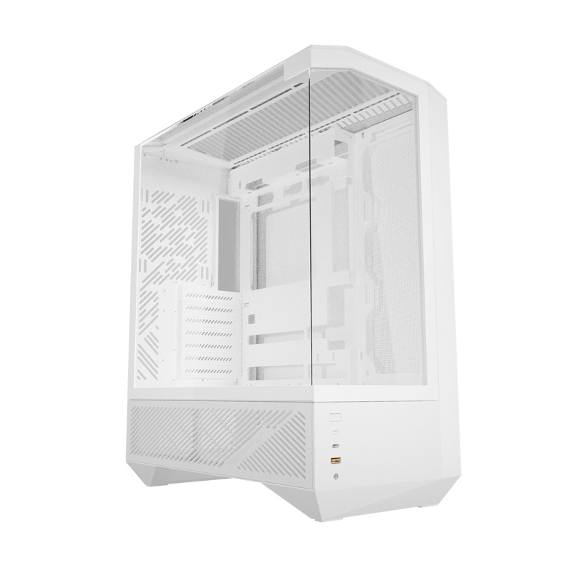 Carcasă pentru computer Darkflash DY460 (alb) + 4 ventilatoare ARGB [4]