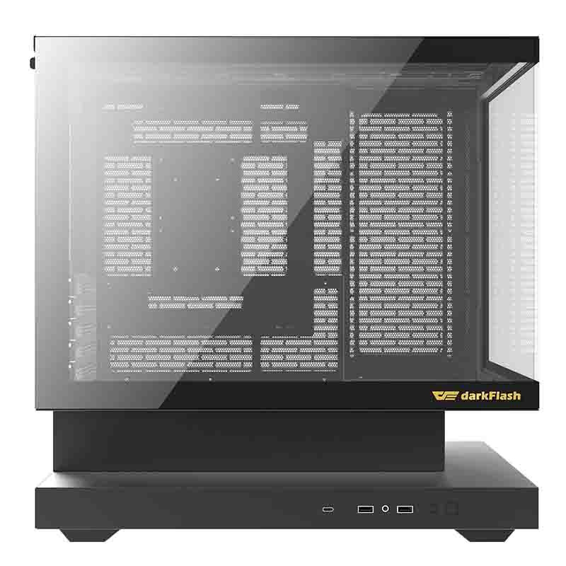 Carcasă pentru computer Darkflash F1 (negru) + 6 ventilatoare ARGB [2]