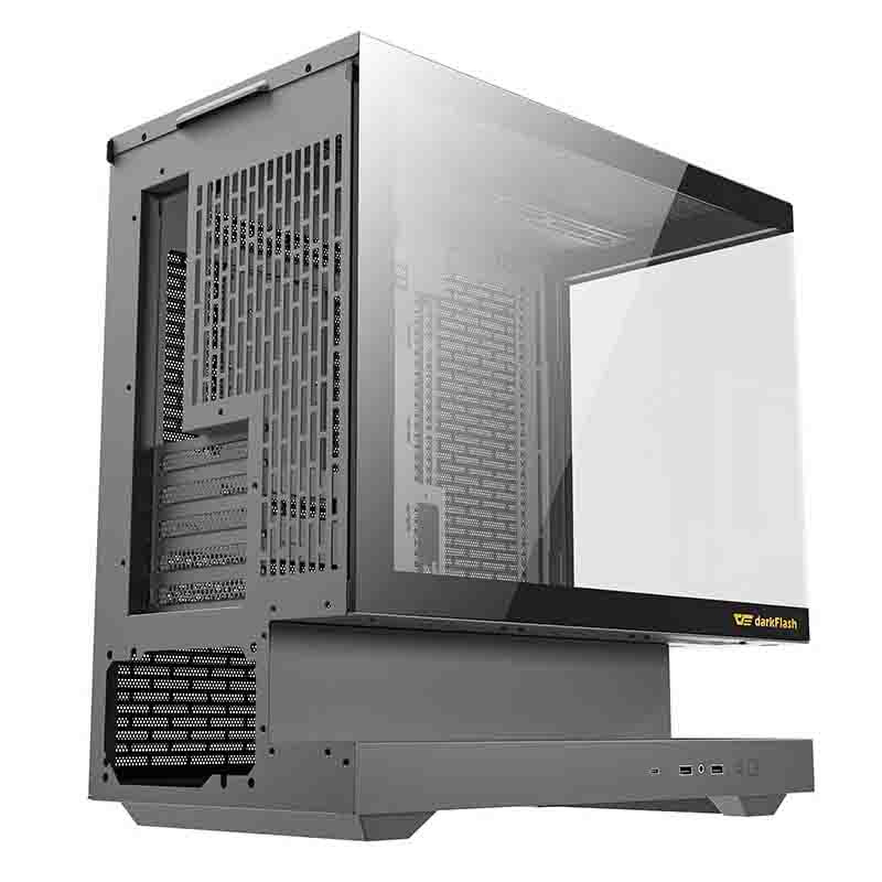 Carcasă pentru computer Darkflash F1 (negru) + 6 ventilatoare ARGB [7]