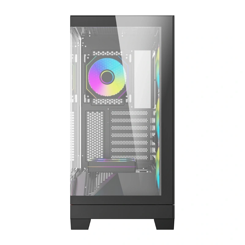 Carcasă pentru computer DarkFlash K430 + 6 ventilatoare (negru) [5]