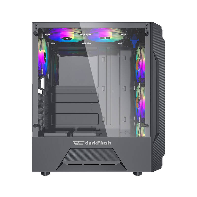 Carcasă pentru computer Darkflash LEO (negru) [5]