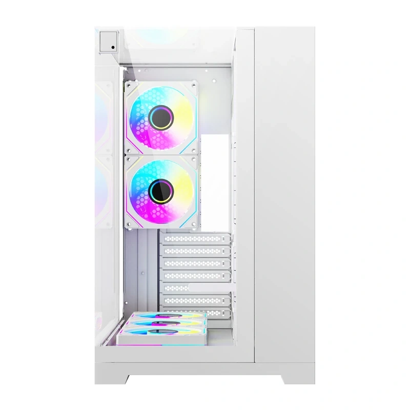 Carcasă pentru computer DarkFlash TH285 PLUS + 8 ventilatoare (alb) [5]