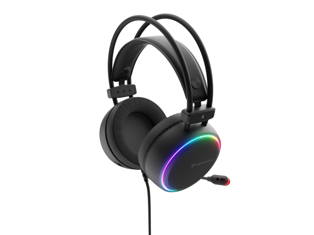 Casti cu fir Genesis Neon 613 G2 negru [6]
