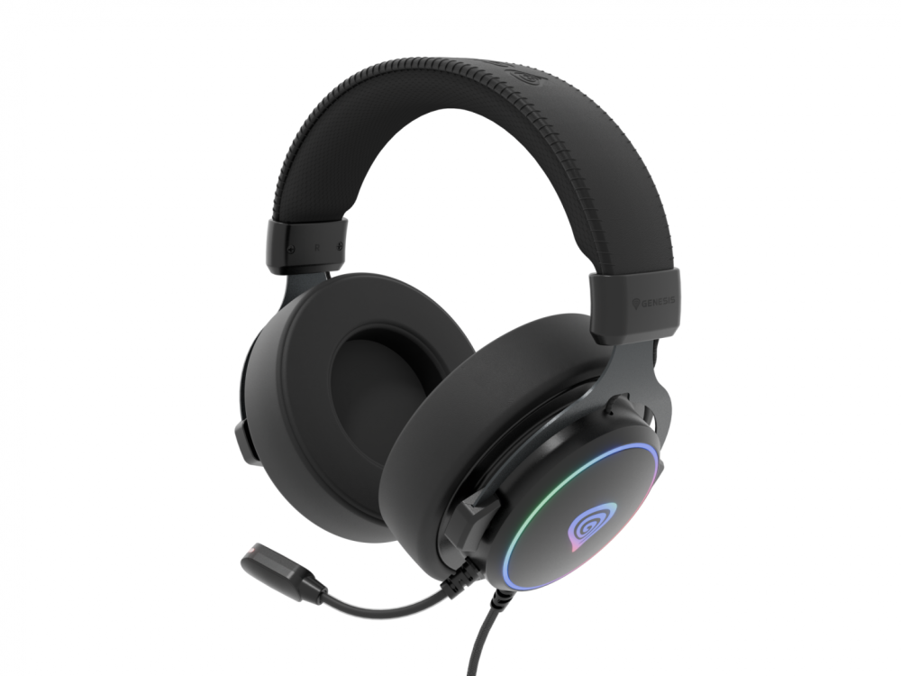 Casti cu fir Genesis Neon 764 negru [5]