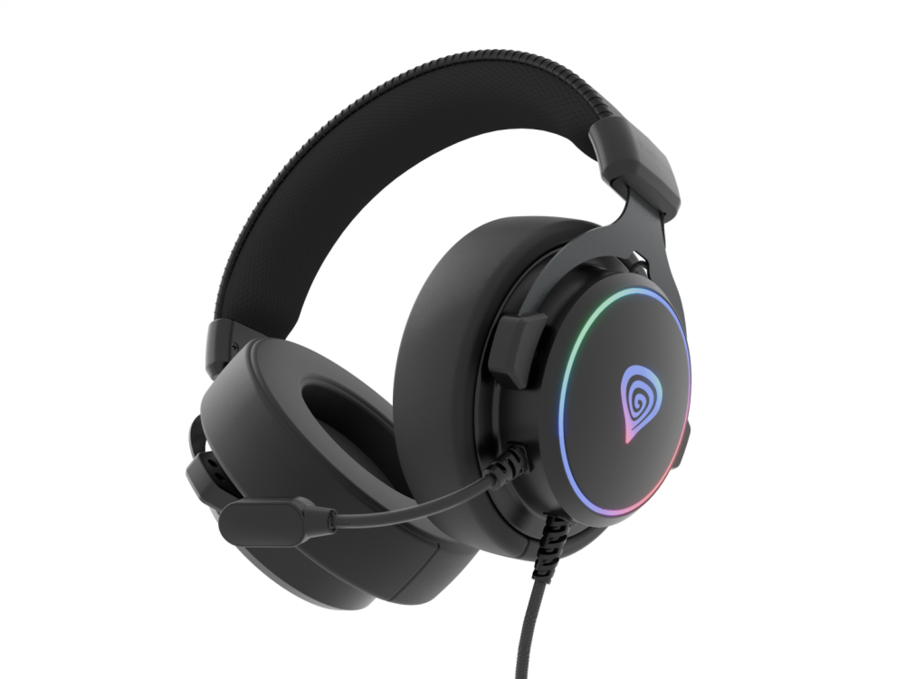 Casti cu fir Genesis Neon 764 negru [9]