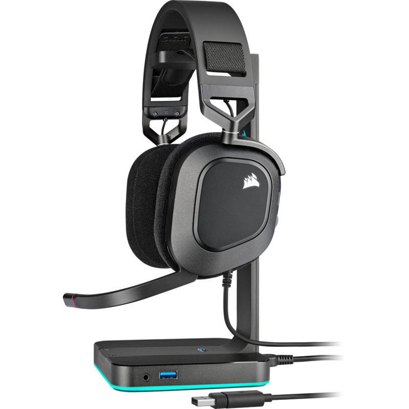 Casti Gaming Corsair HS80 RGB USB Carbon [3]