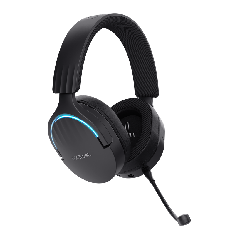 Casti Trust GXT 491P Fayzo cu fir, negru [2]