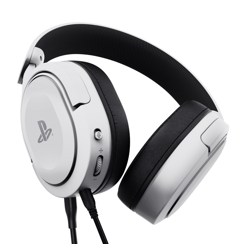 Casti Trust GXT 498W Forta cu fir, alb [3]