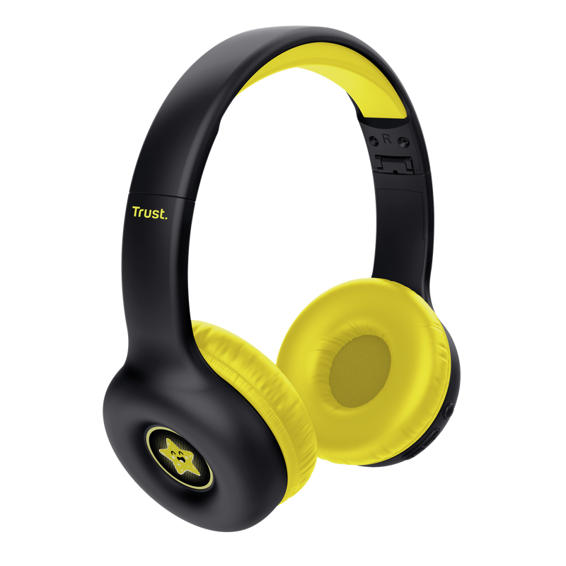 Casti Trust Nouna WS kids, negru [2]