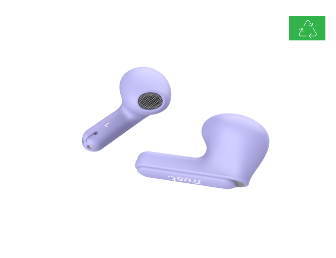 Casti Trust Yavi wireless earph., violet [2]