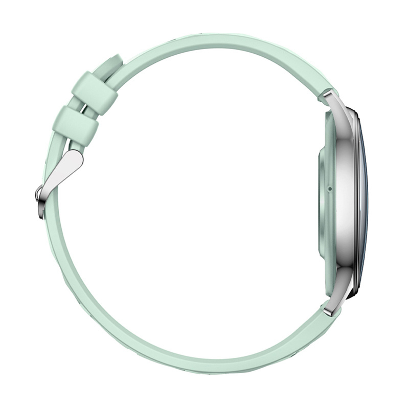 Ceas inteligent COLMI L28 (argintiu-verde + curea din piele verde) [3]