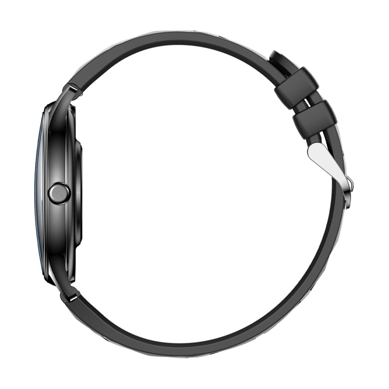 Ceas inteligent COLMI L28 (curea din silicon negru + piele neagră) [3]