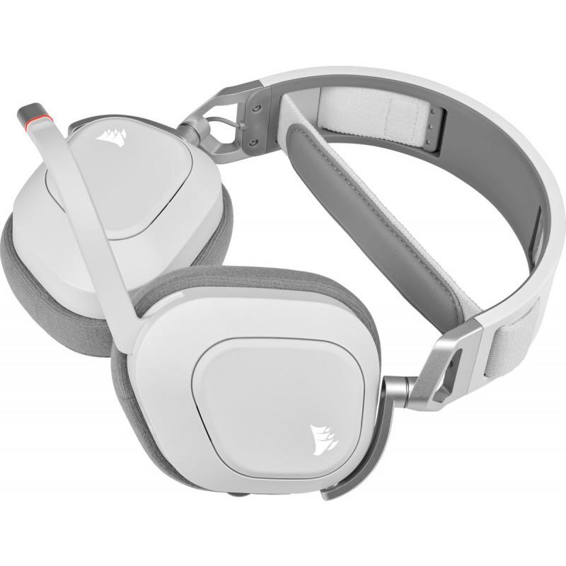 Corsair HS80 RGB Wireless Headset, White [3]