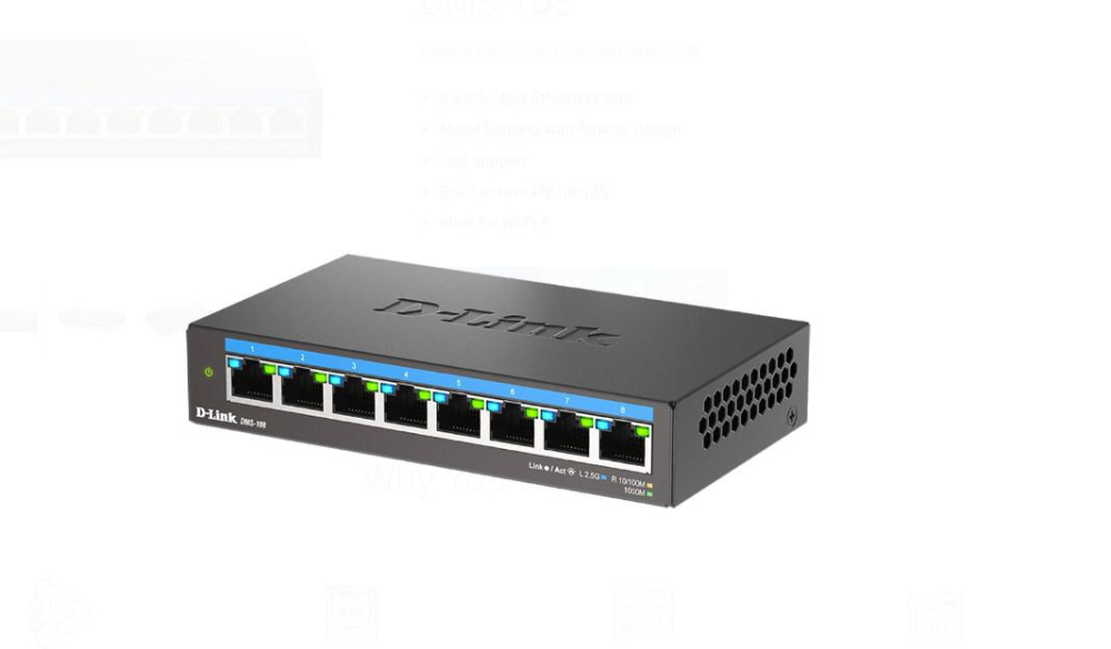 D-LINK DMS-108 UNMANAGED SWITCH 8 PORT [2]