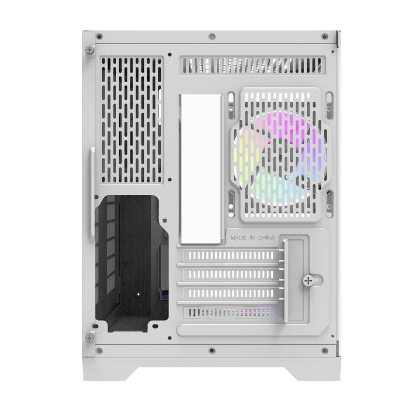 Darflash FT350 carcasă pentru calculator + 5 ventilatoare aRGB (alb) [7]