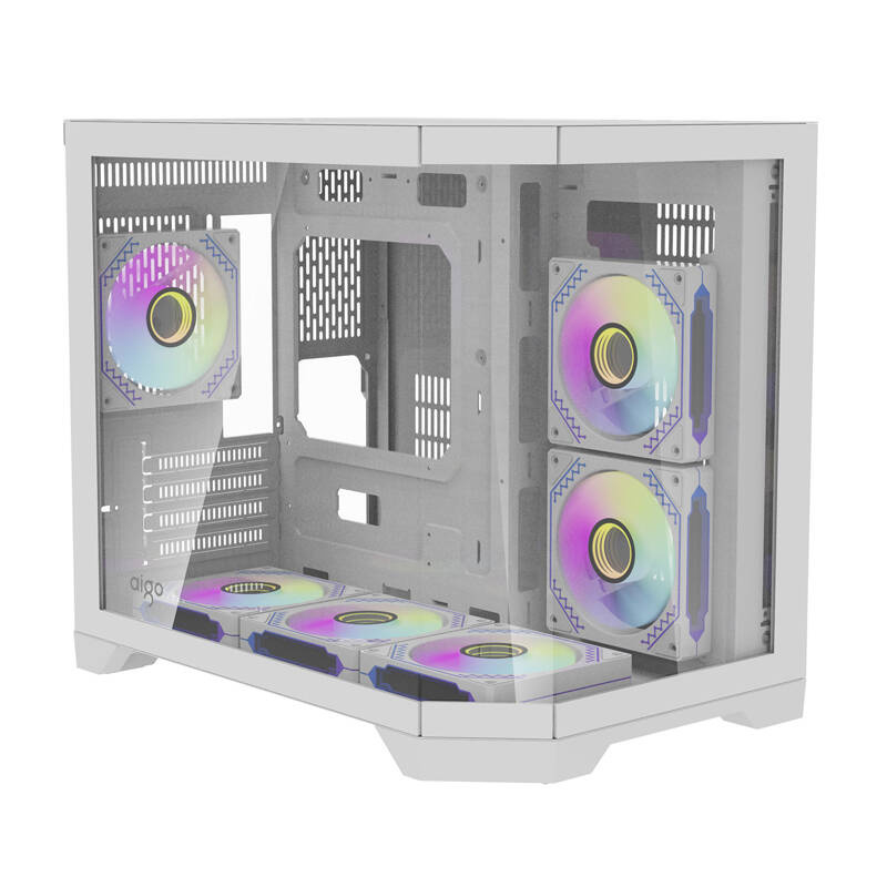 Darflash FT418 carcasă pentru calculator + 6 ventilatoare aRGB (alb) [8]