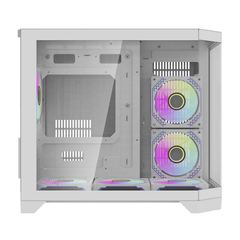 Darflash FT418 carcasă pentru calculator + 6 ventilatoare aRGB (alb) [4]
