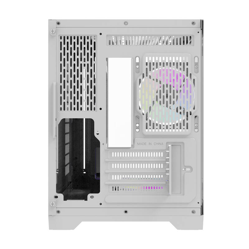 Darflash FT418 carcasă pentru calculator + 6 ventilatoare aRGB (alb) [3]