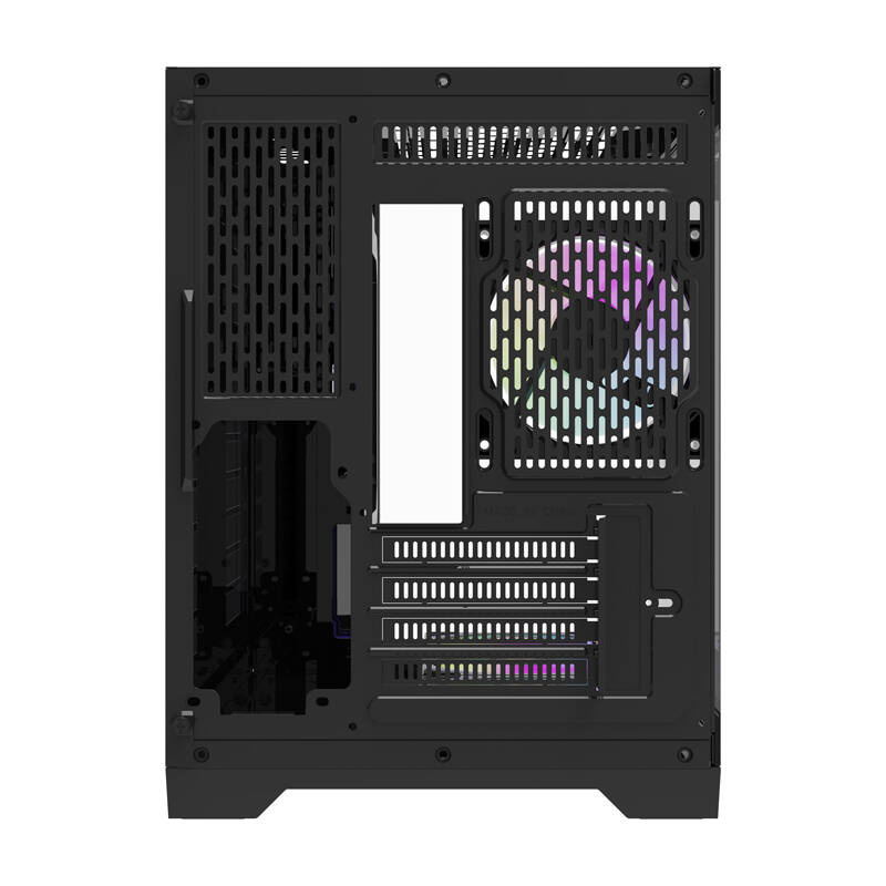 Darflash FT418 carcasă pentru calculator + 6 ventilatoare aRGB (negru) [2]