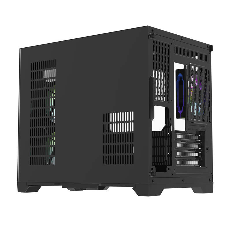 Darflash FT418 carcasă pentru calculator + 6 ventilatoare aRGB (negru) [7]