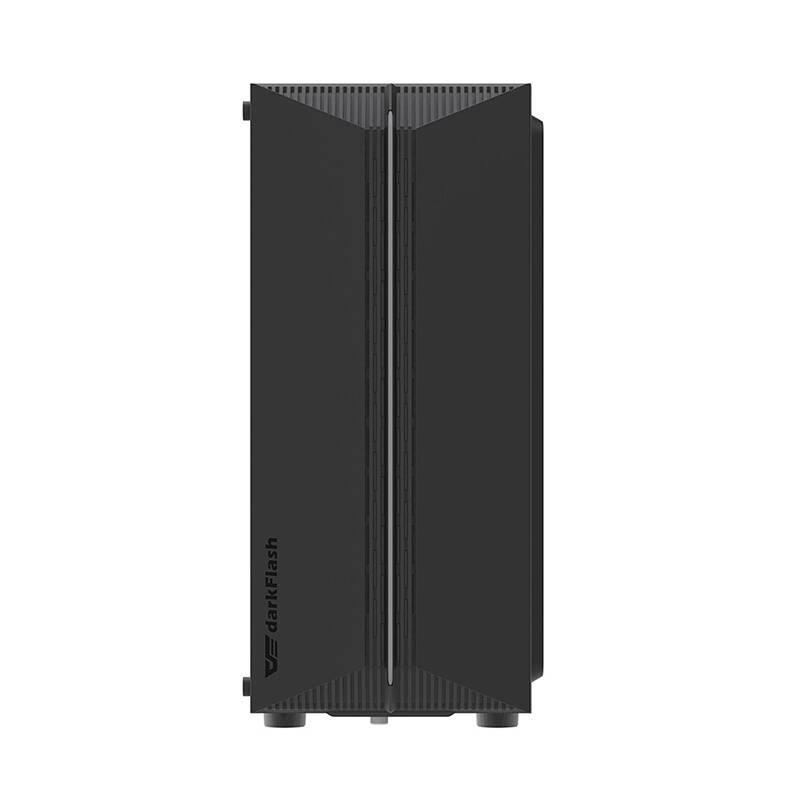 Darkflash DK151 LED carcasă de calculator (negru) + 3 ventilatoare RGB [4]