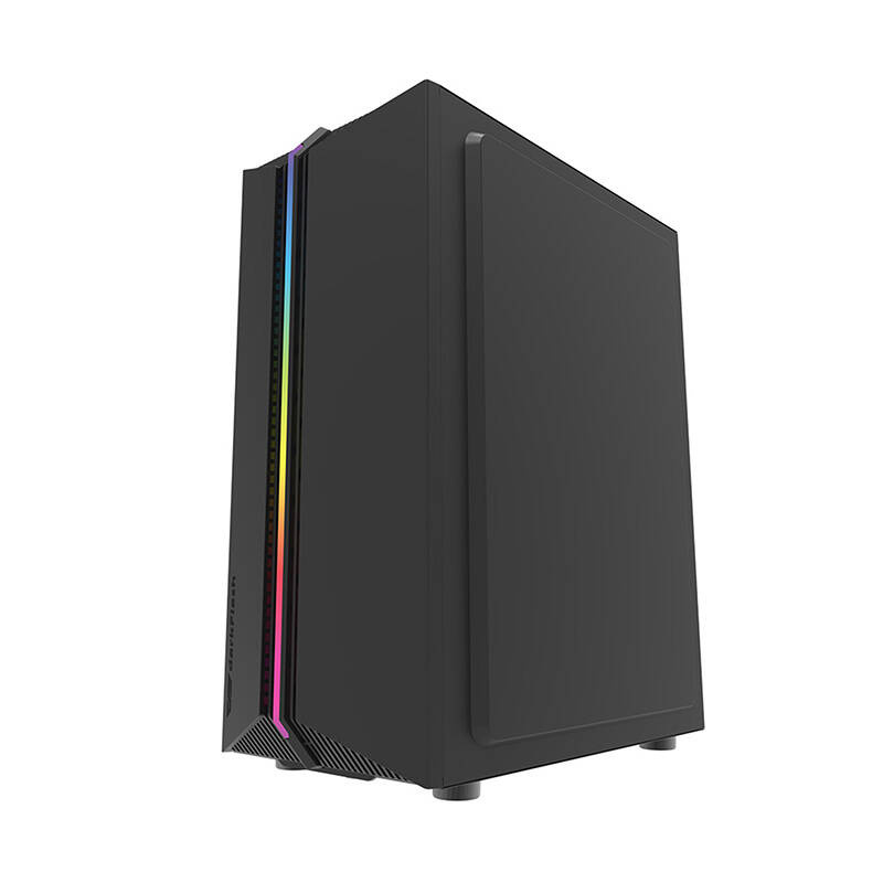 Darkflash DK151 LED carcasă de calculator (negru) + 3 ventilatoare RGB [2]