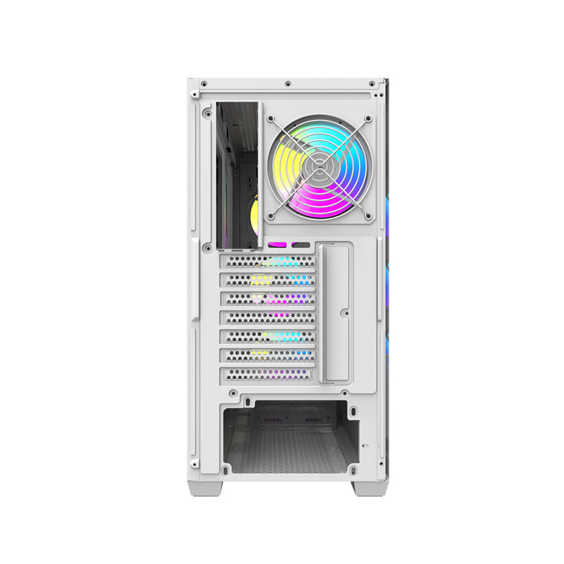 Darkflash DS900WD carcasă pentru computer ATX (alb) + 4 ventilatoare [5]