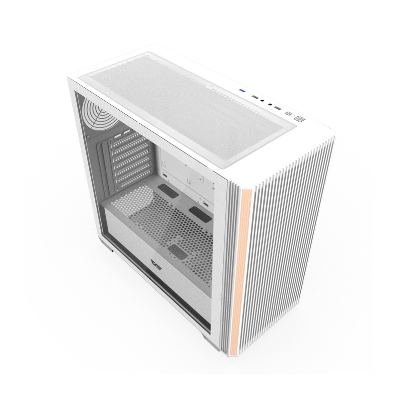 Darkflash DS900WS carcasă pentru computer ATX fără ventilatoare (alb) [2]