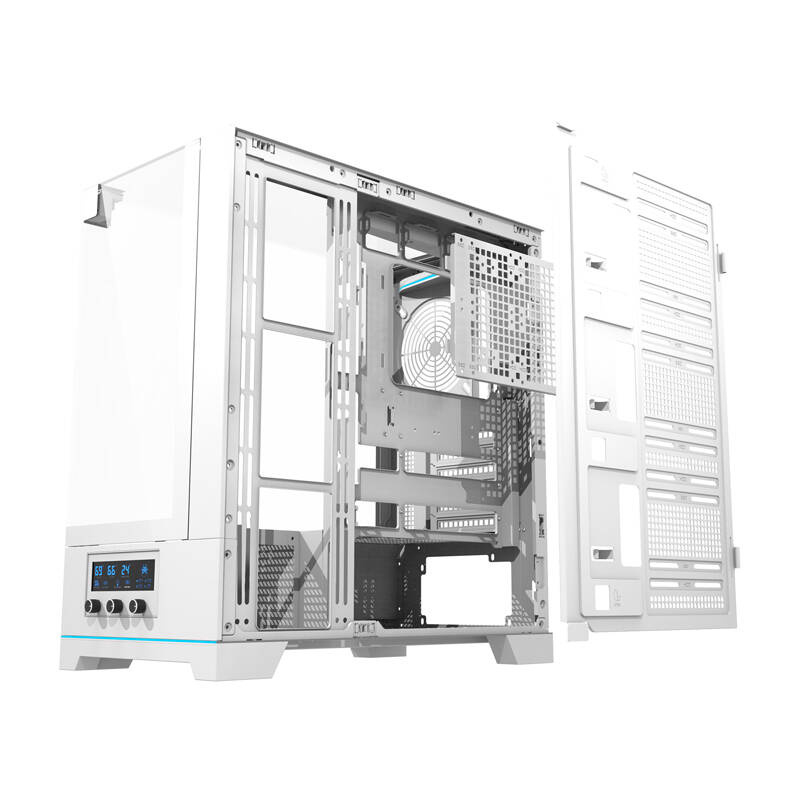 Darkflash DY450 carcasă pentru calculator fără ventilatoare (alb) [7]