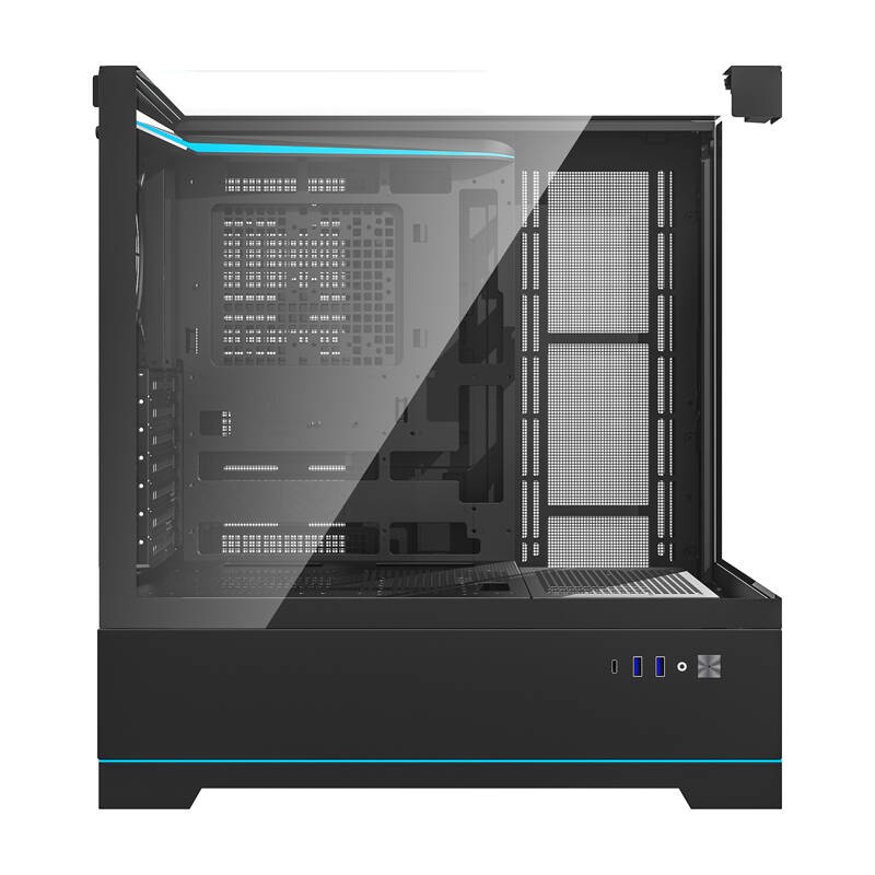 Darkflash DY450 carcasă pentru calculator fără ventilatoare (negru) [5]