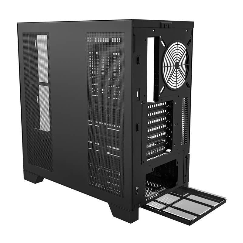 Darkflash DY451 carcasă pentru calculator fără ventilatoare (negru) [7]