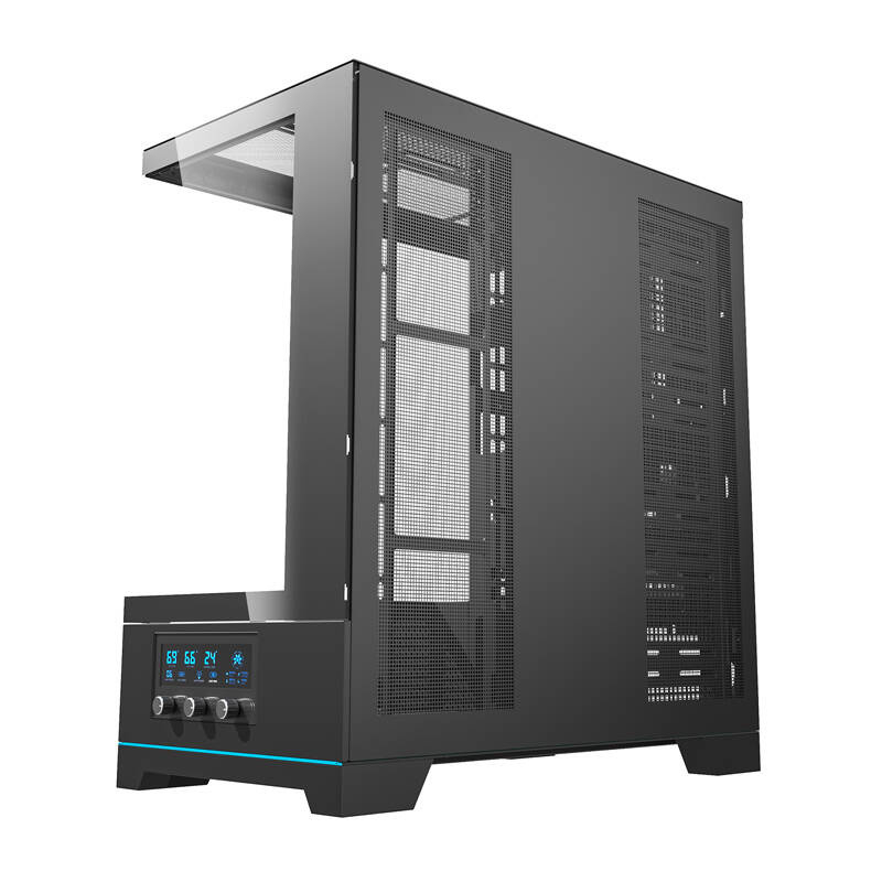 Darkflash DY451 carcasă pentru calculator fără ventilatoare (negru) [6]