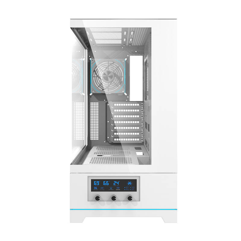 Darkflash DY451 PRO carcasă pentru calculator cu ventilator (alb) [3]