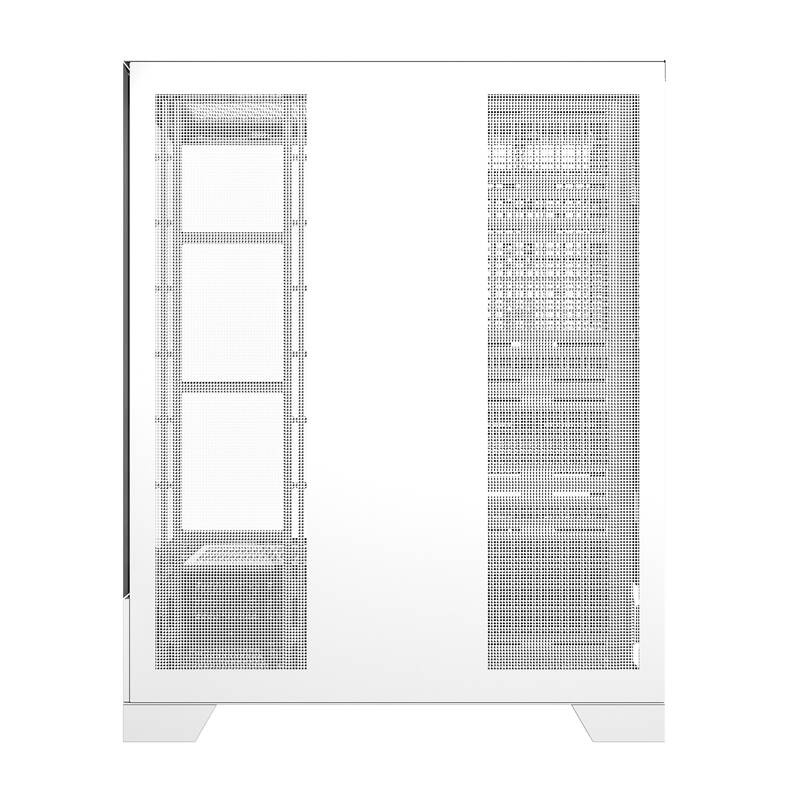 Darkflash DY451L carcasă pentru calculator fără ventilatoare (alb) [4]