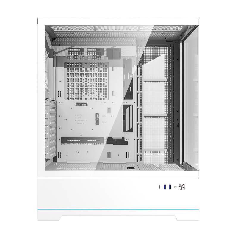 Darkflash DY451L carcasă pentru calculator fără ventilatoare (alb) [5]