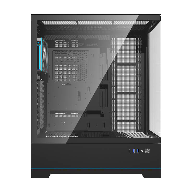 Darkflash DY451L PRO carcasă de calculator (negru) + 1 ventilator [7]