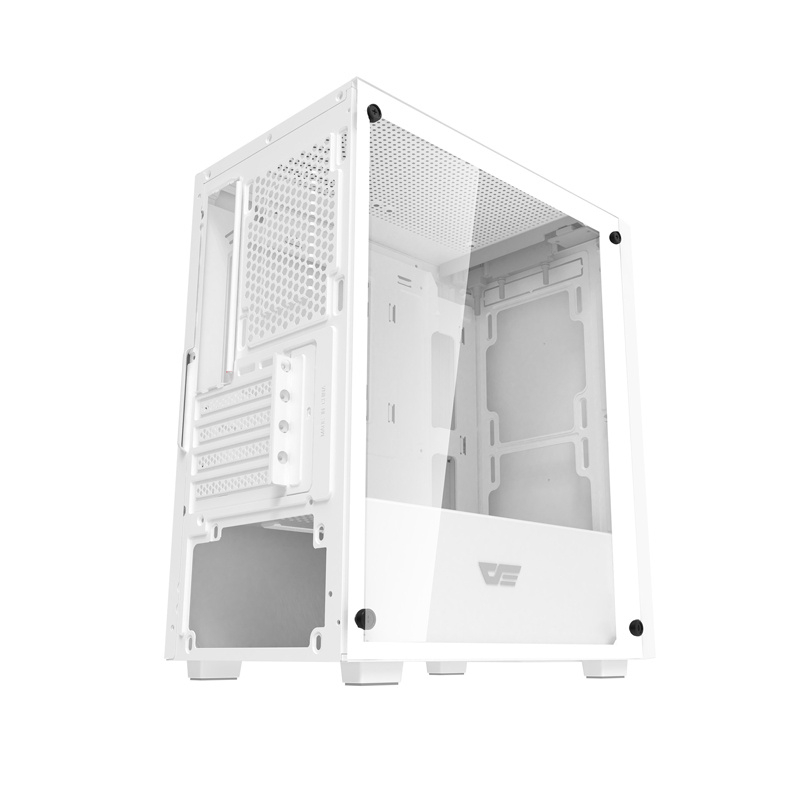 Darkflash M305 carcasă pentru calculator fără ventilatoare (alb) [6]