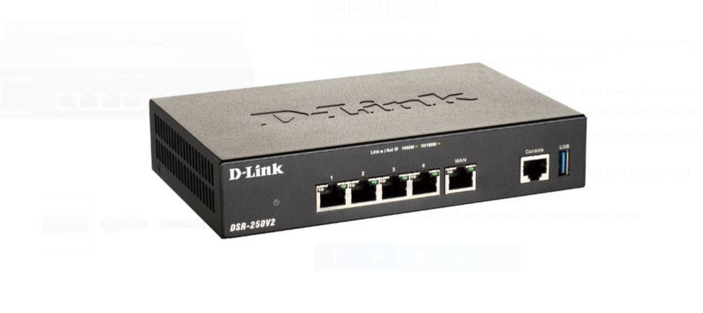 DLINK 5-GB PORT VPN ROUTER [2]