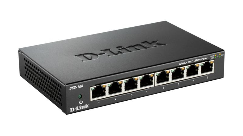DLINK SW 8P-GB UNMNGD DESK METAL [2]