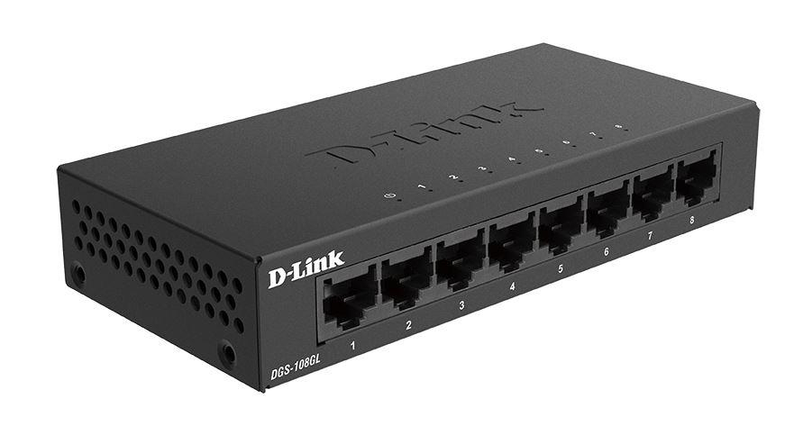 DLINK SW 8P-GB UNMNGD DESK METAL GL [2]
