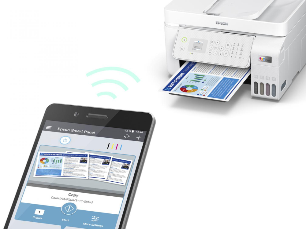EPSON L5316 CISS COLOR INKJET MFP WHITE [2]